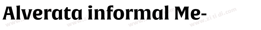 Alverata informal Me字体转换 Alverata informal Me字体转换